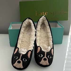 Boston Terrier Kate Spade slippers